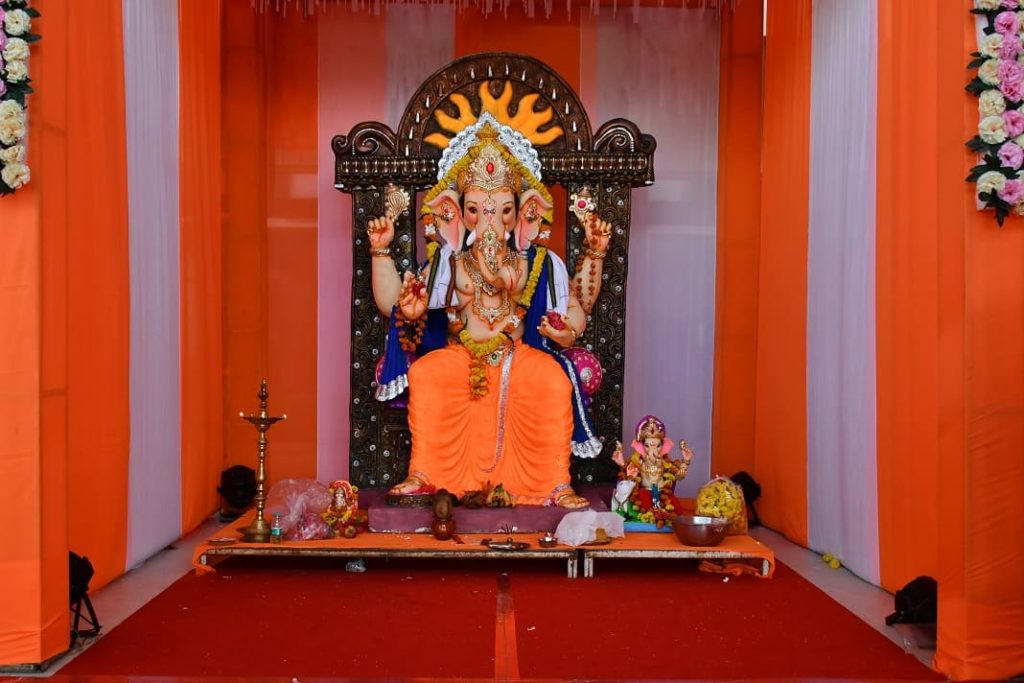 Ganesh Chaturthi Ganpati Sthapana at SPSU, 19 Sept 2023 SPSU