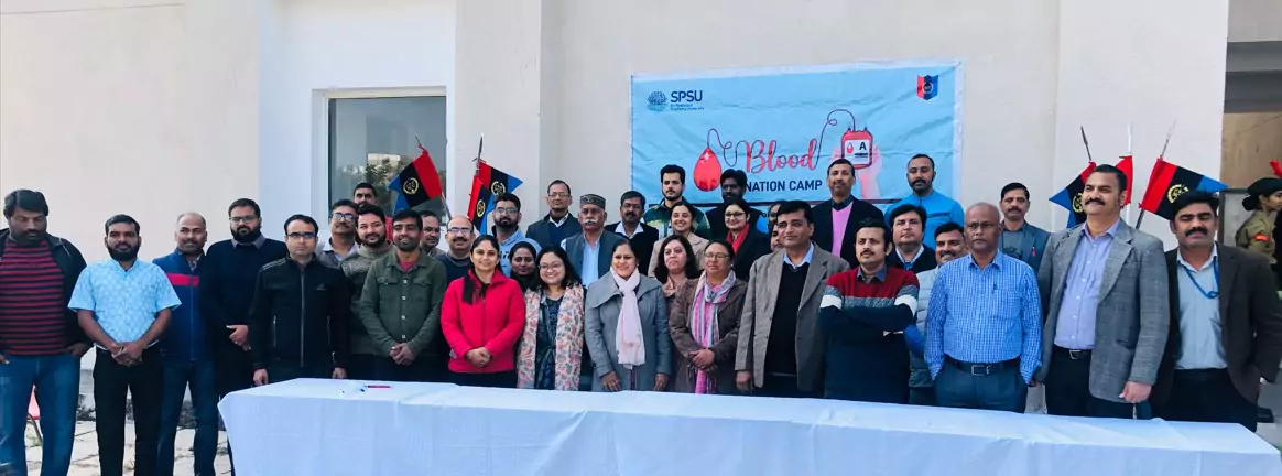 Blood Donation Camp on Jan 19, 2024 at SPSU
