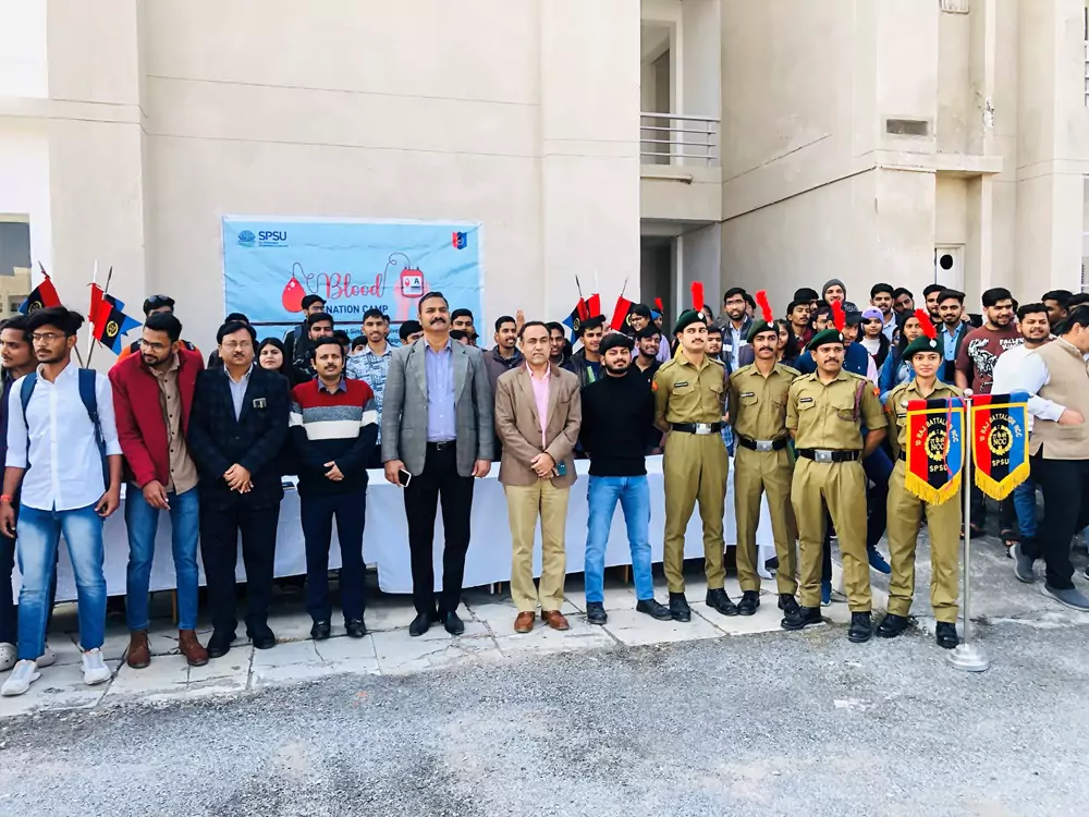 Blood Donation Camp on Jan 19, 2024 at SPSU
